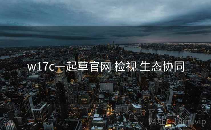 w17c一起草官网 检视 生态协同