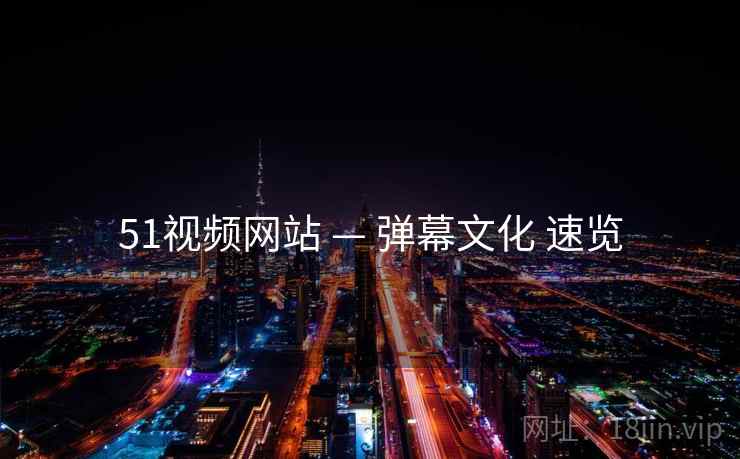 51视频网站 — 弹幕文化 速览