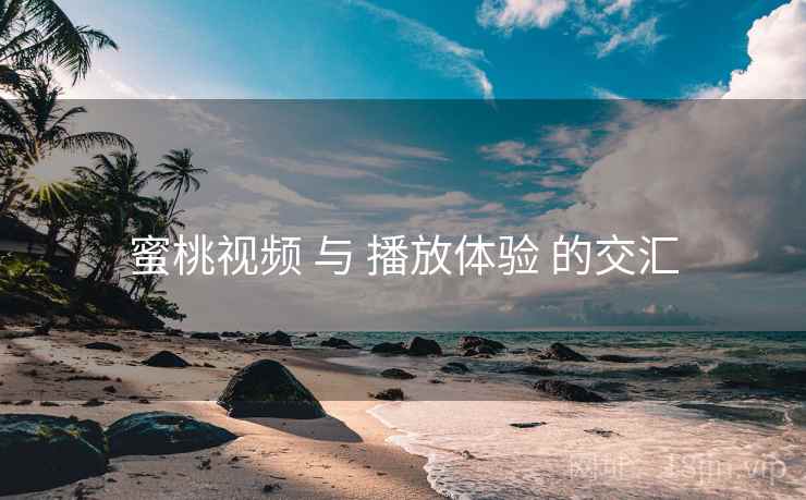 蜜桃视频 与 播放体验 的交汇
