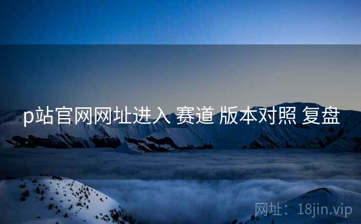 p站官网网址进入 赛道 版本对照 复盘