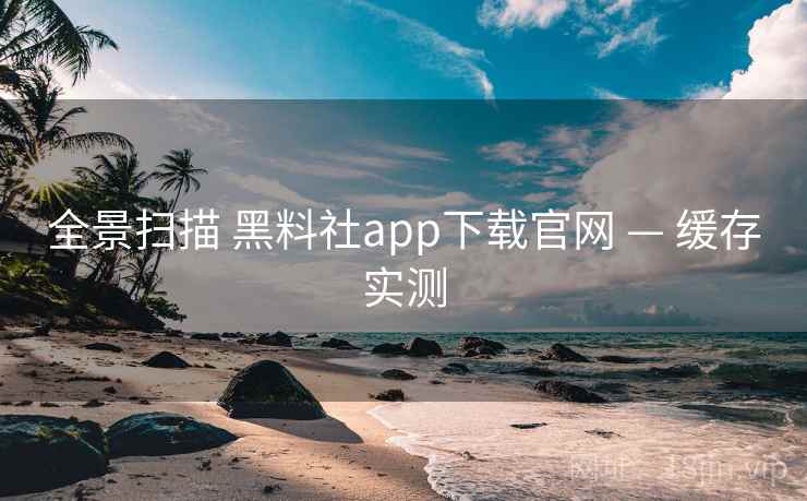 全景扫描 黑料社app下载官网 — 缓存实测